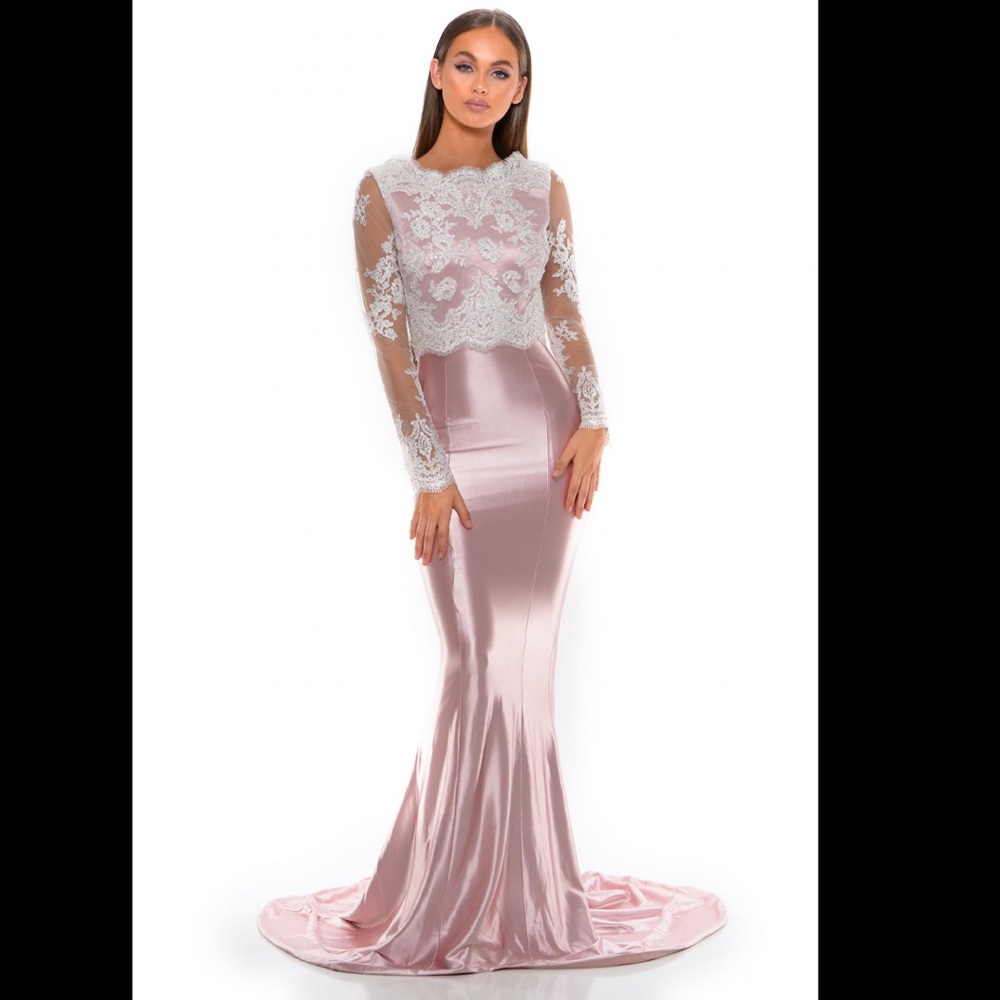 Brand New Portia & Scarlett Stunning Gown in blush